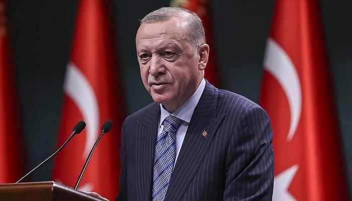 Präsident Erdogan empfing den pakistanischen Vizepremierminister Dar und den Kommandeur der Landstreitkräfte Munir