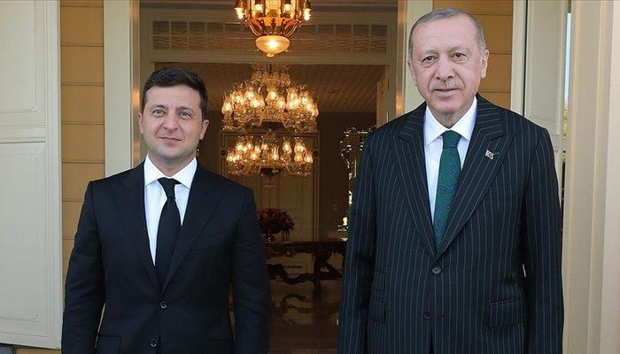 O presidente Erdogan manteve uma conversa telefônica com o líder ucraniano Volodymyr Zelenskyy