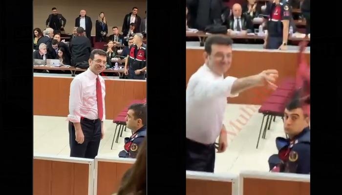 ¡El momento que dejó huella en la cancha! Ekrem İmamoğlu se quitó la corbata y se la lanzó a Özgür Çelik.