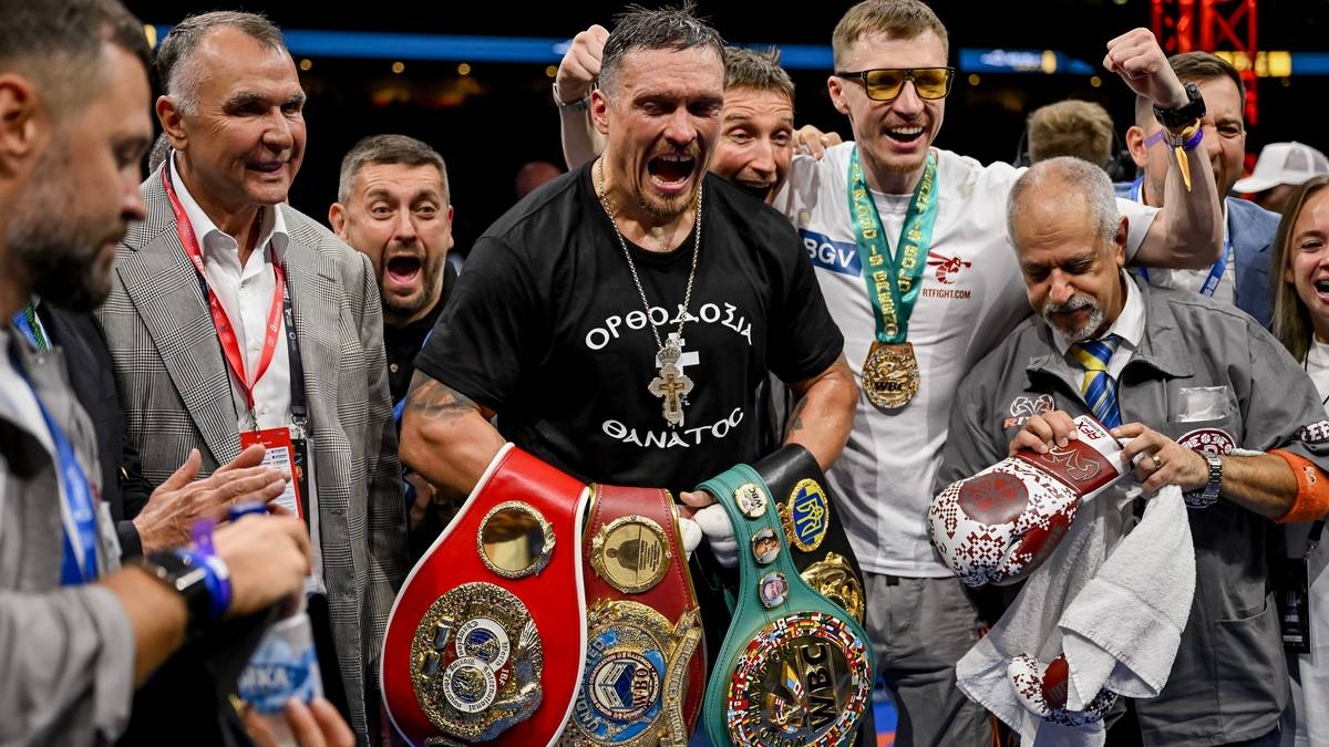Fenomeen! Oleksandr Usyk is de onbetwiste koning van het zwaargewicht.