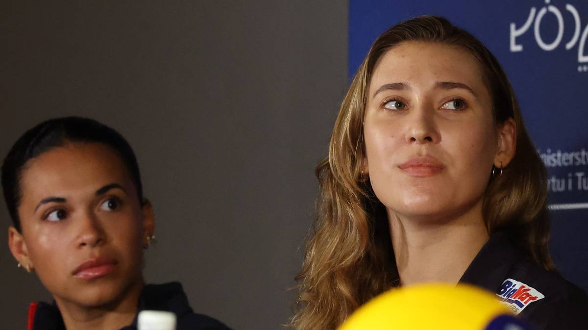 The match against Poland is coming up, and here are these words. She said it straight.