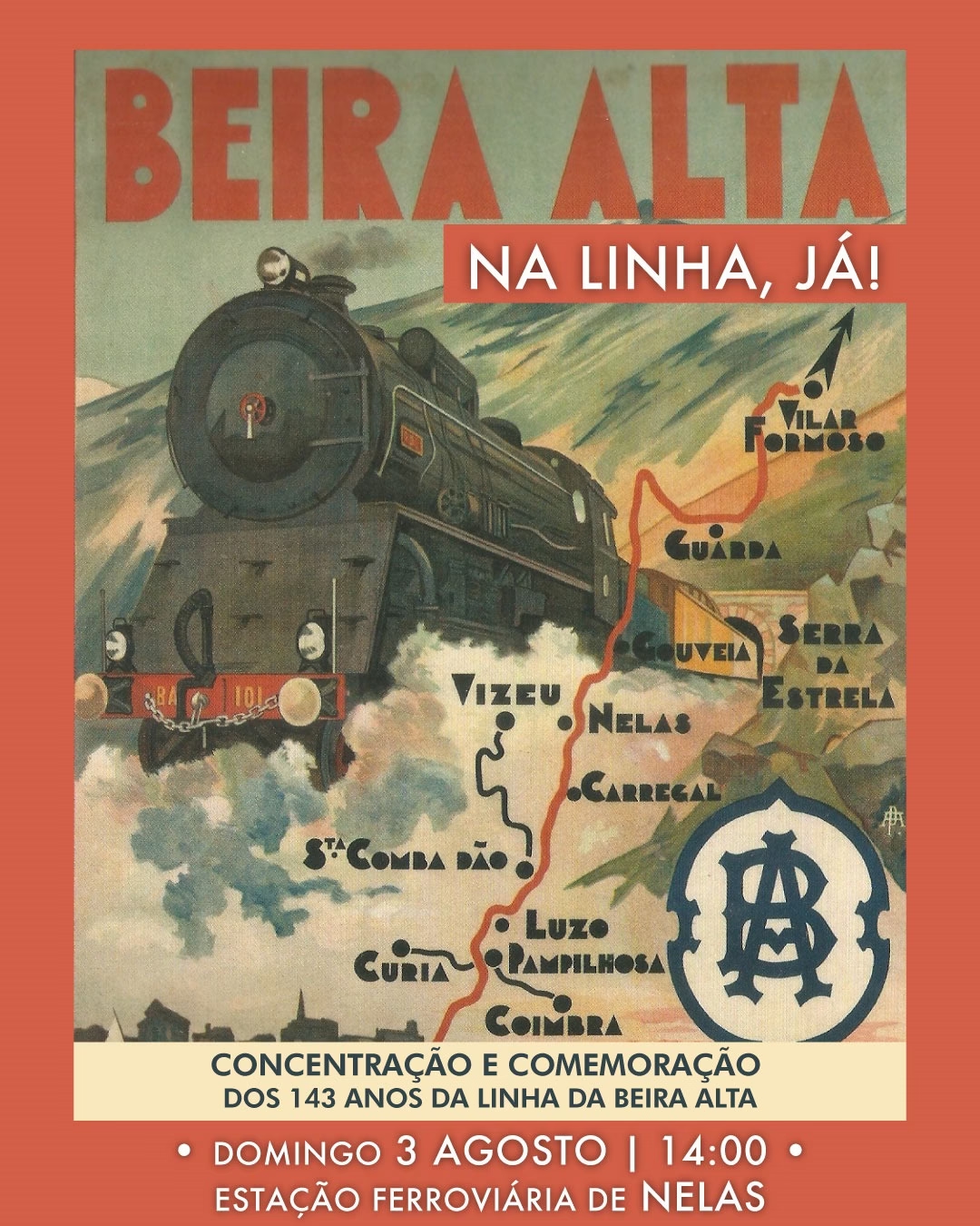 Il movimento civico per la linea Beira Alta chiede la riapertura completa della linea Beira Alta