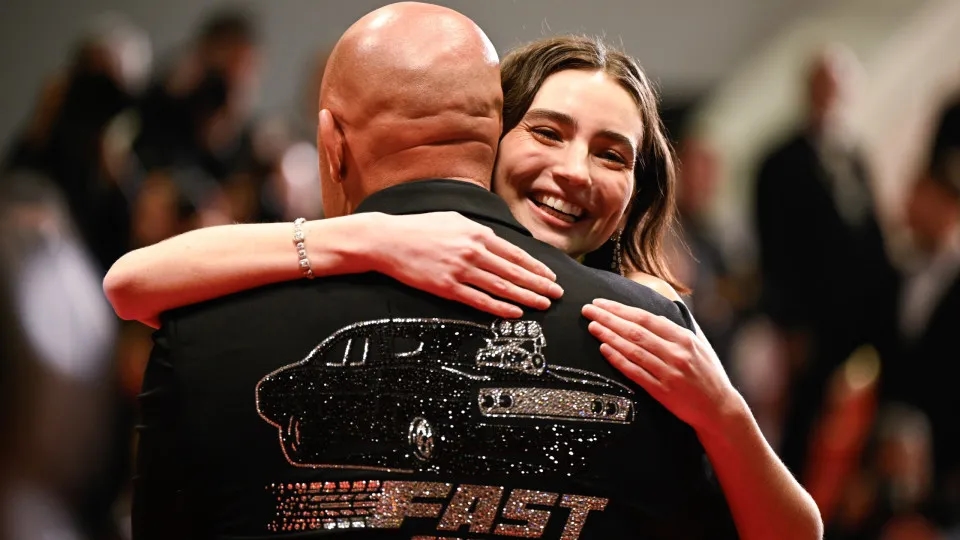 As imagens do reencontro de Vin Diesel com a filha de Paul Walker