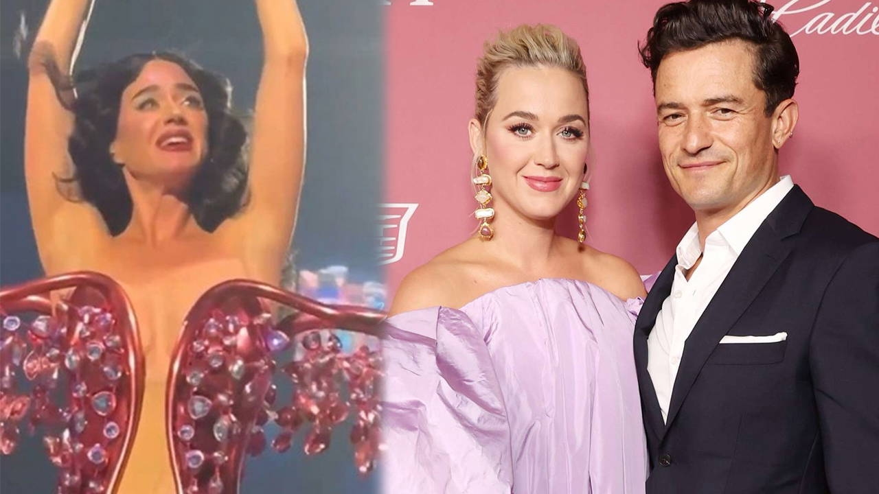 She broke up with Orlando Bloom... Katy Perry couldn't hold back her tears on stage!