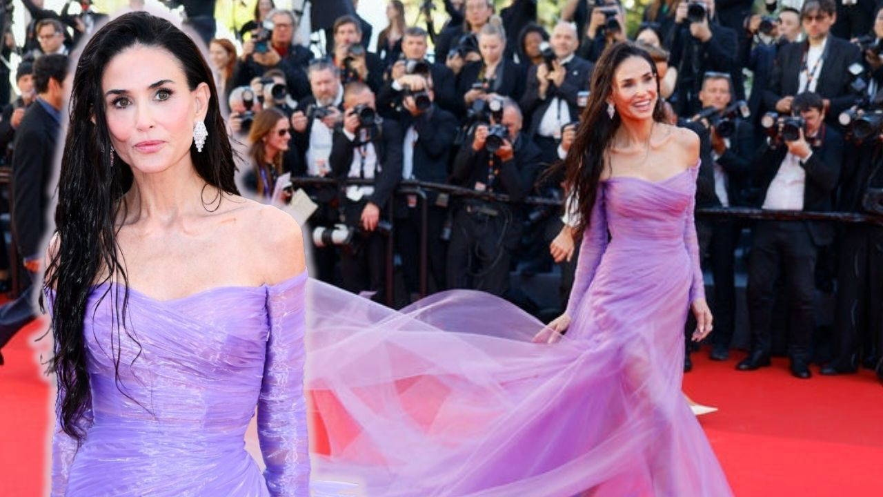 Cannes’da Demi Moore fırtınası: Kırmızı halıda tüm bakışlar ona çevrildi!