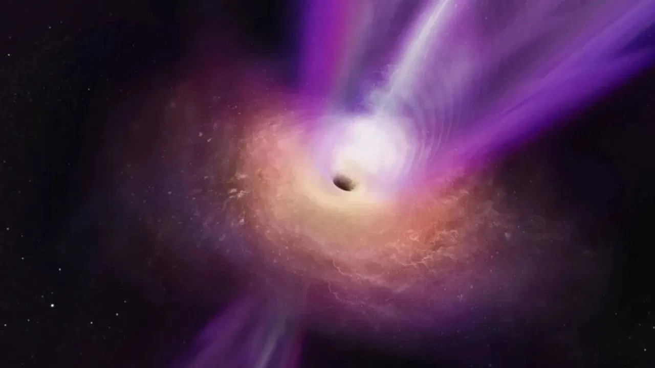Rare black hole event discovered outside the galaxy