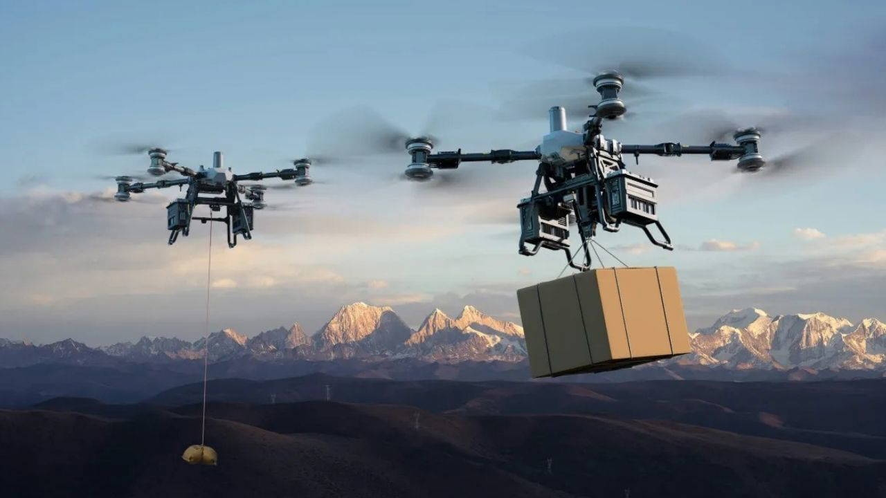 DJI presenta su nuevo dron de carga, ¡el FlyCat 100! Puede transportar hasta 80 kilogramos.