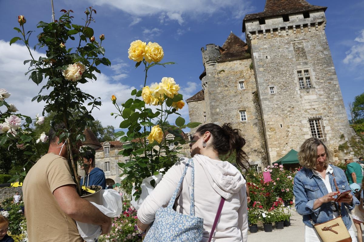 En images, les 42es floralies de Saint-Jean-de-Côle, en Dordogne