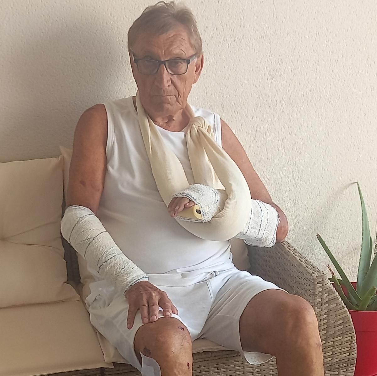 Atropelado por uma scooter elétrica em uma ciclovia, o eleito de Royan faz um desabafo