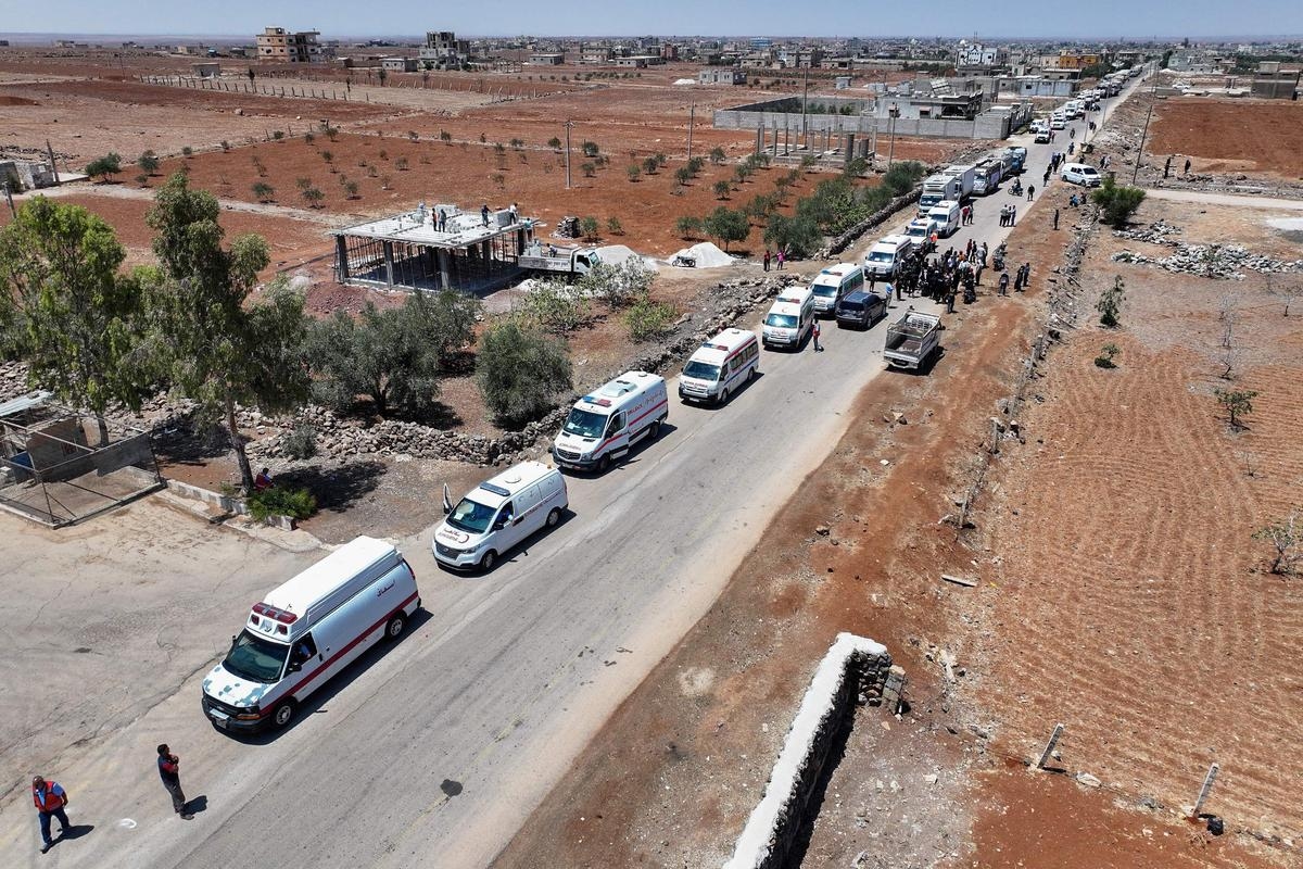 Siria: El primer convoy de ayuda humanitaria llega a Sweida tras la violencia que dejó más de 1.100 muertos