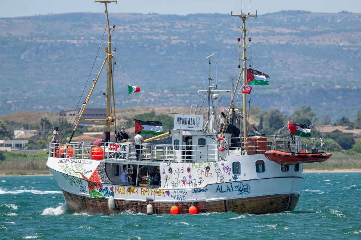 Guerra de Gaza: La Flotilla de la Libertad anuncia la pérdida de contacto con Handala, barco que navega hacia Gaza con ayuda humanitaria.