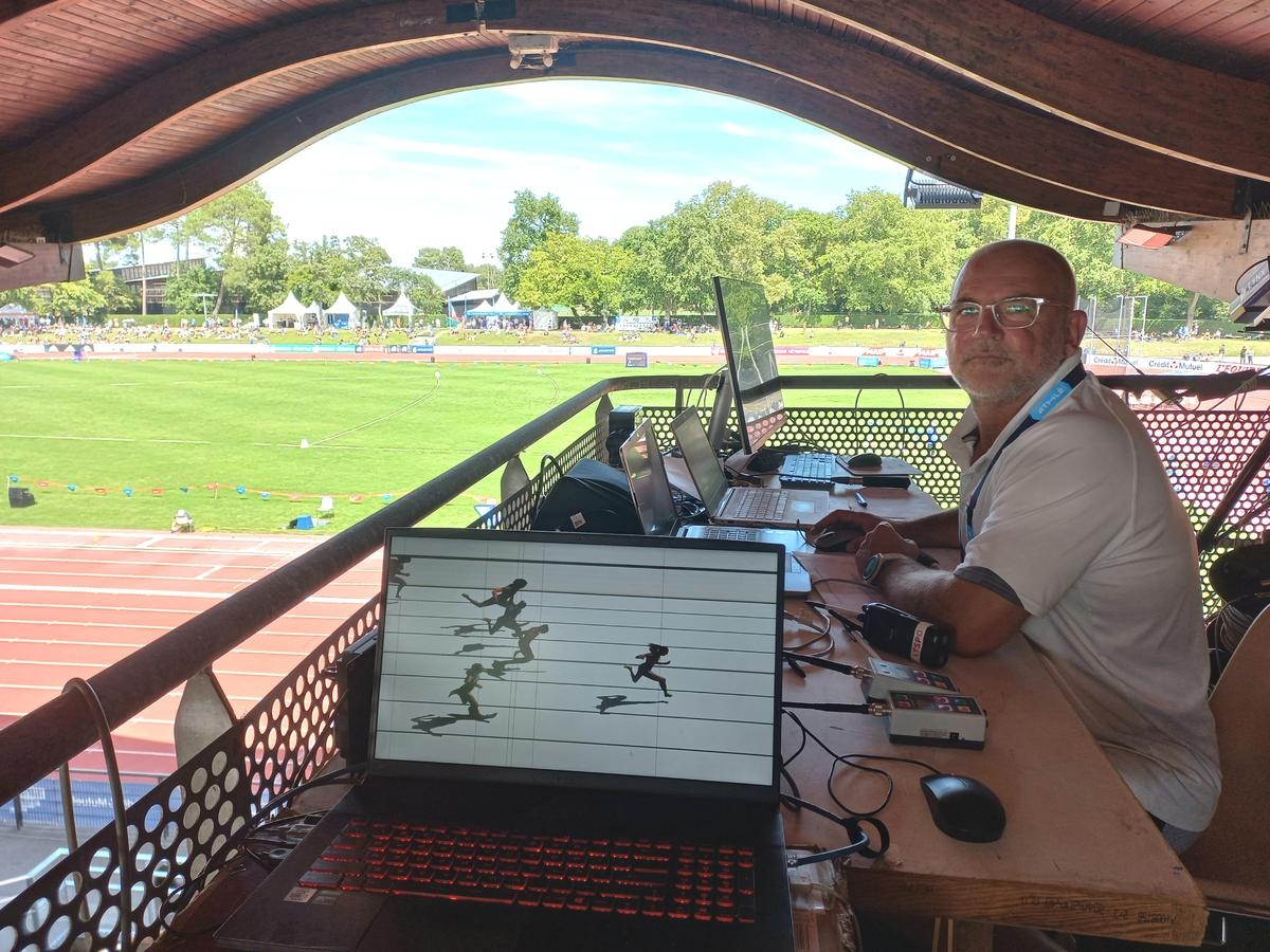 "With us, there are no ties," we followed those who manage the results of the French athletics championships in Talence.