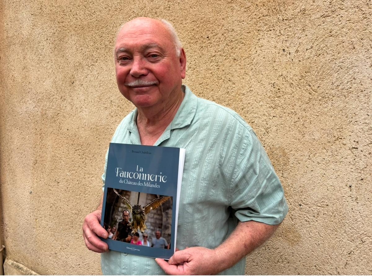 Este Périgordin publicou seu quinto livro: “A Falcoaria do Castelo de Milandes”