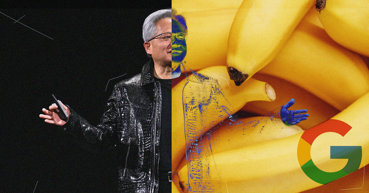 Nvidia CEO Jensen Huang is dol op Google Gemini's AI-beeldgenerator