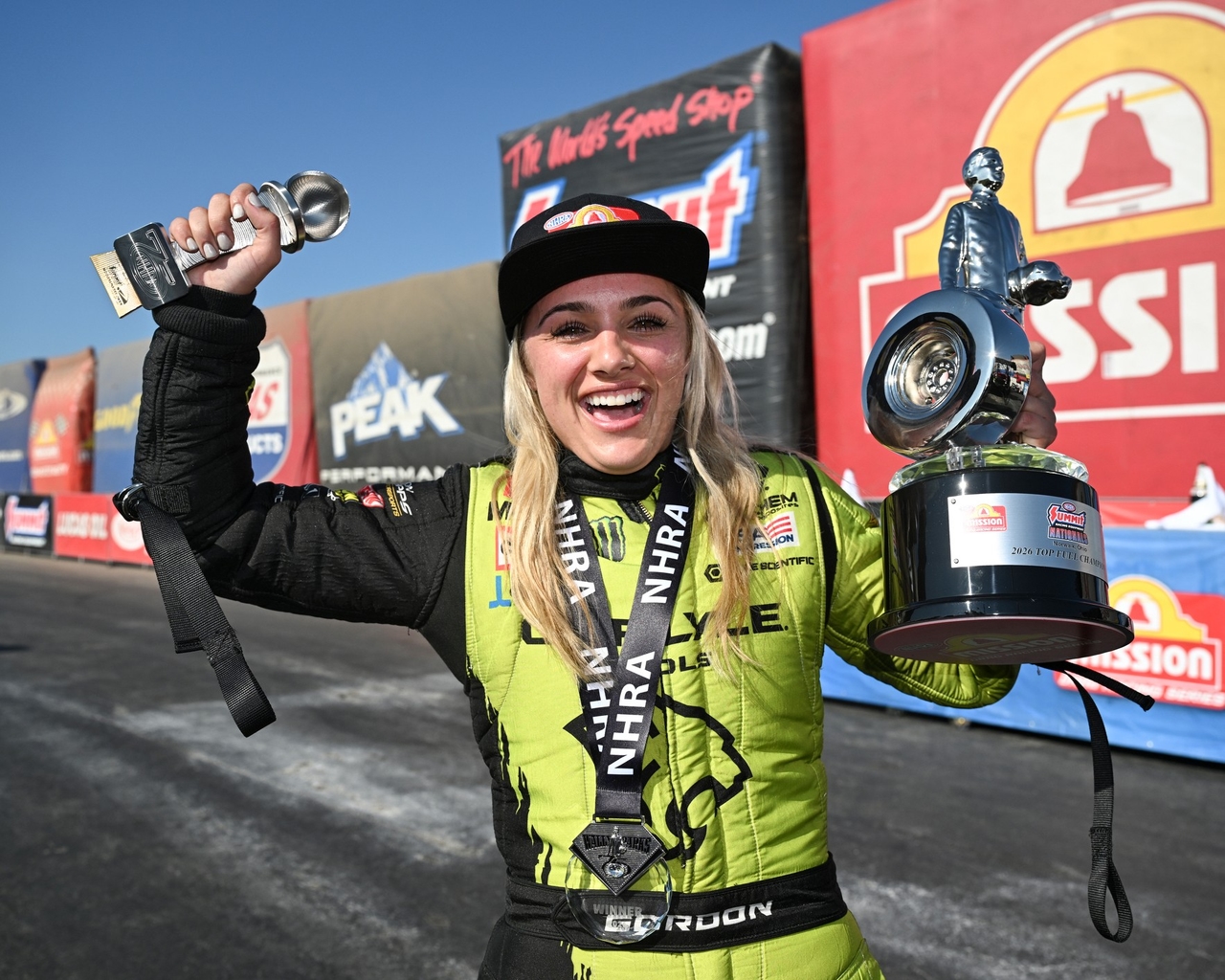 Maddie Gordon rolls to first career NHRA Top Fuel triumph at Norwalk, Ohio
