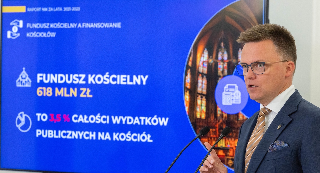 Polonia entregó 17.500 millones de zlotys de fondos públicos a organizaciones religiosas entre 2021 y 2023, según el auditor estatal.