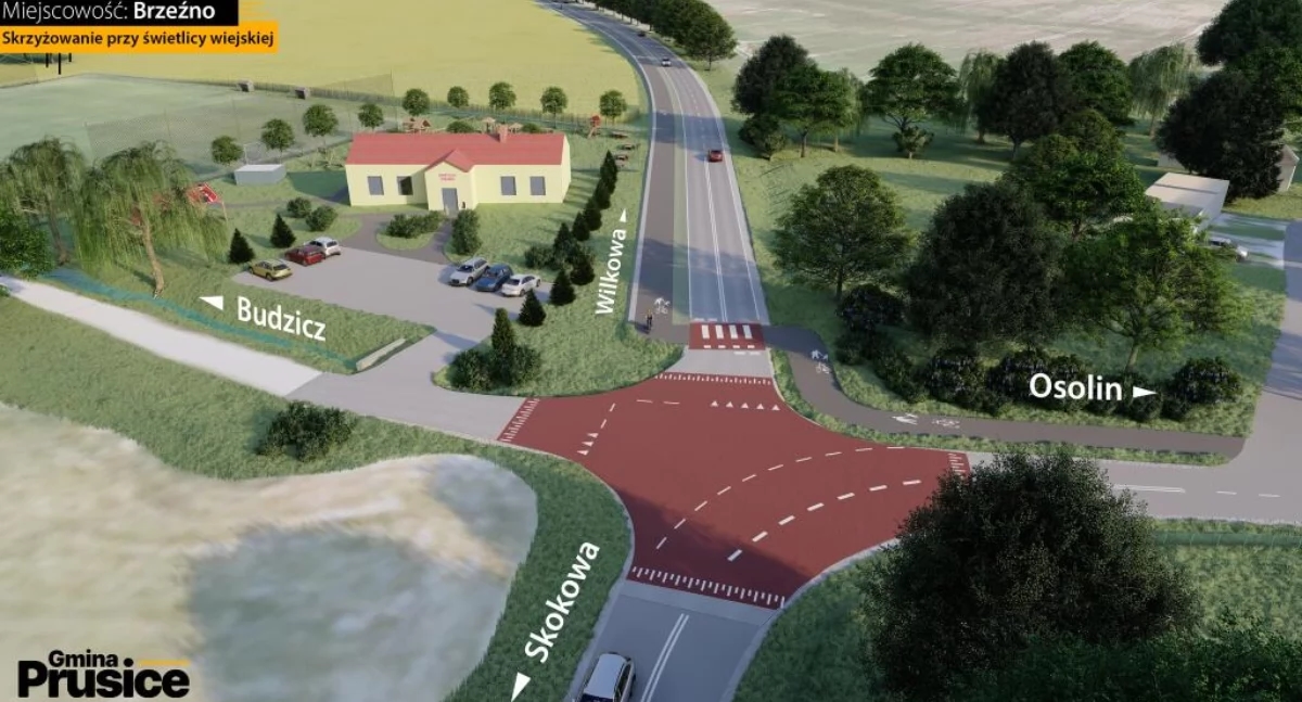Chiusura temporanea della strada comunale n. 102457D Brzeźno-Wilkowa