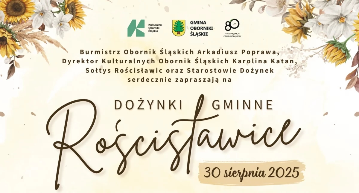 Fiesta de la cosecha del municipio de Oborniki Śląskie en Rościsławice. Concierto de estrellas y fiesta de baile.