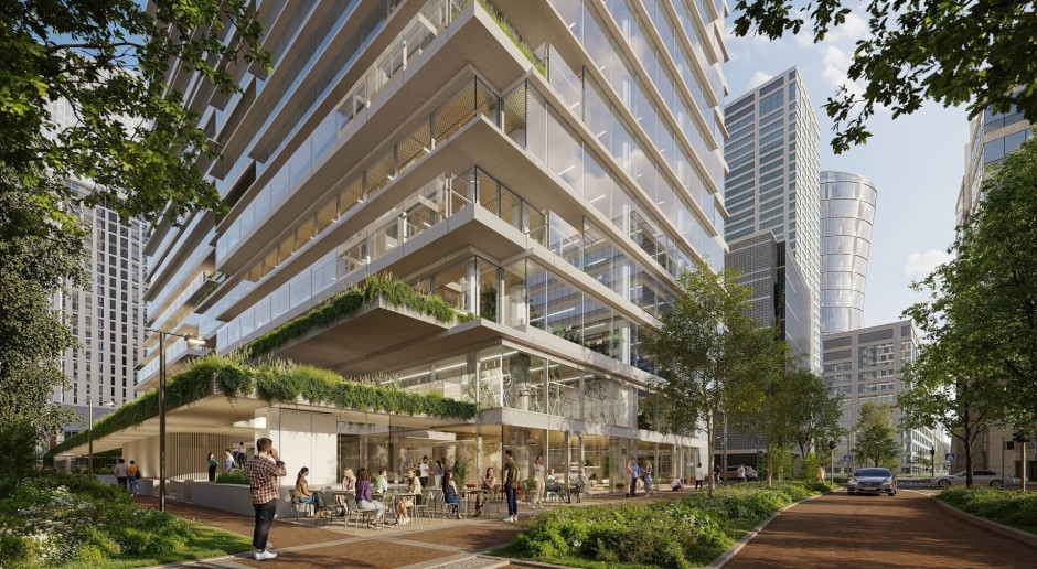 Um novo arranha-céu de luxo está em construção na capital. Ele fará parte de um superbairro.