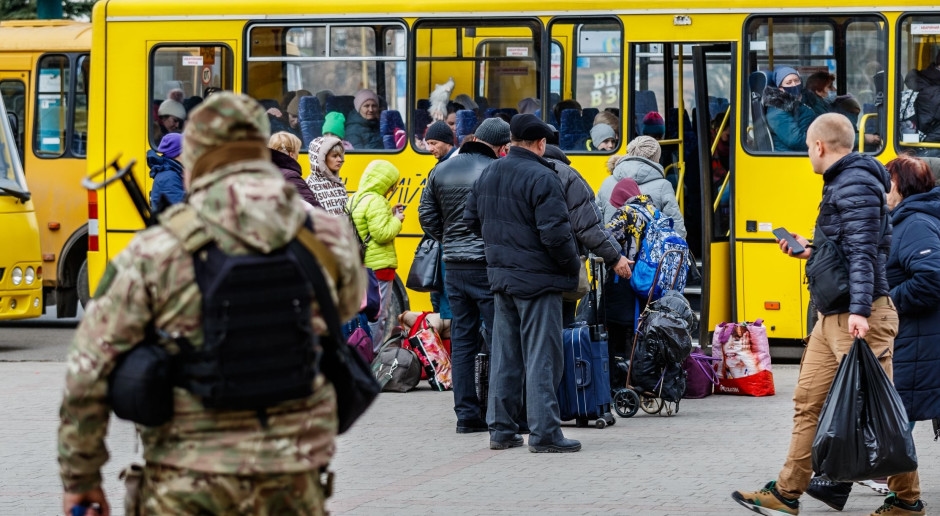 The government is preparing cities for war. Plans include landing strips and buses for the wounded.