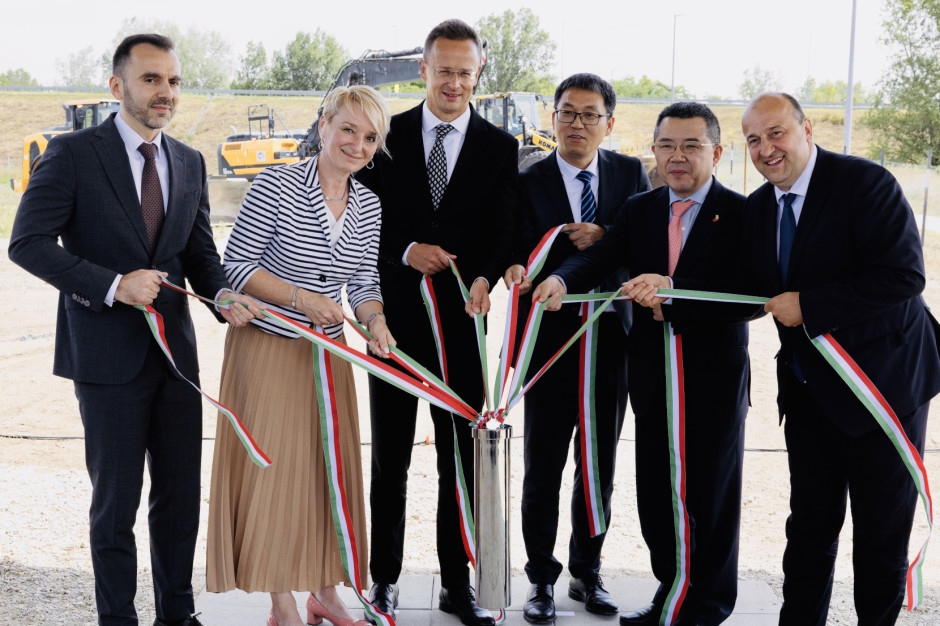 Chinese giant expands its factory in Hungary