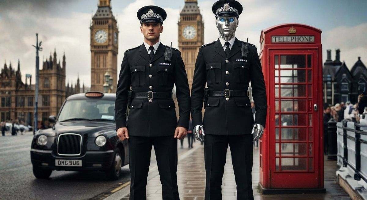 Increíble pero cierto: Reino Unido recorta en personal policial para sustituirlo por IA