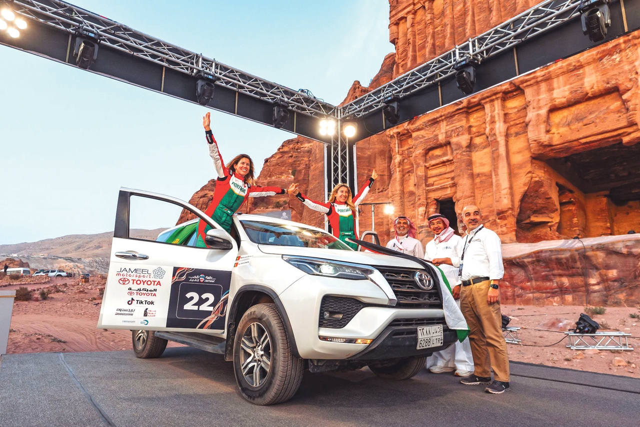 Maria Luís Gameiro e Inês Ponte Grancha. O gosto por aventuras levou a dupla ao Rally Jameel
