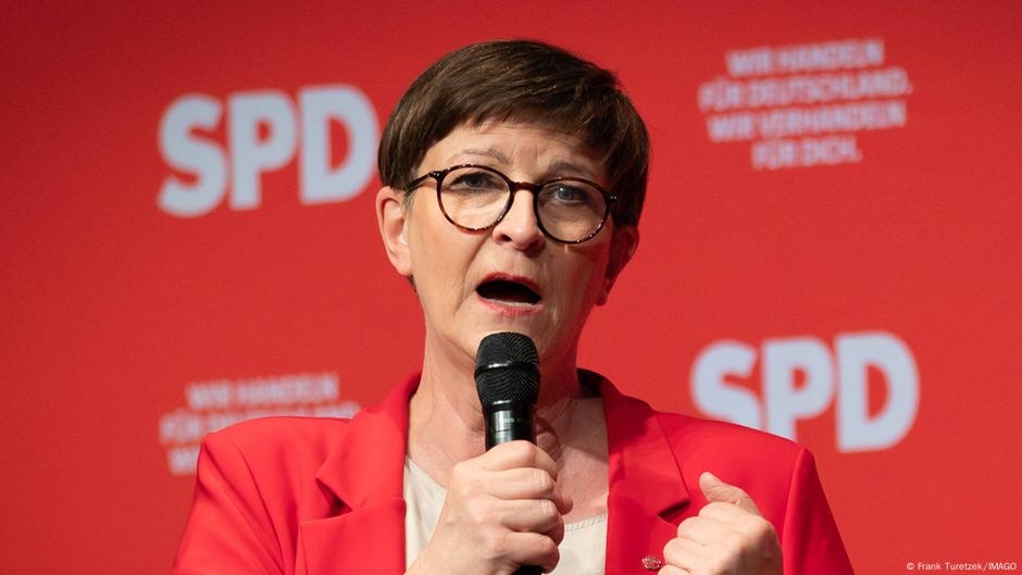 Líder do SPD, Esken, renuncia ao cargo