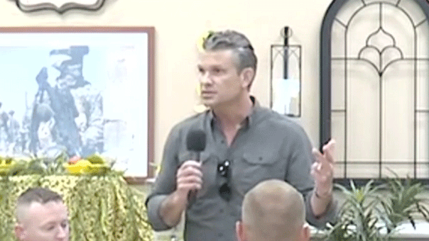 Hegseth promete reconstruir la disuasión militar para que los enemigos "no quieran jodernos"