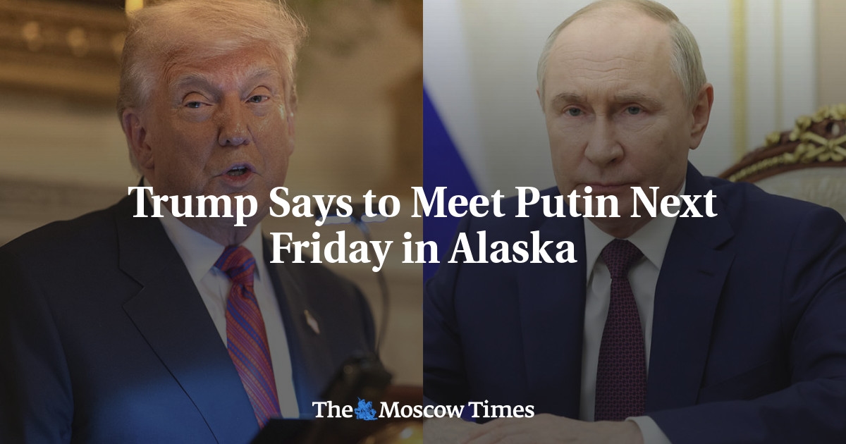 Trump, Putin'le Önümüzdeki Cuma Alaska'da Görüşeceğini Söyledi