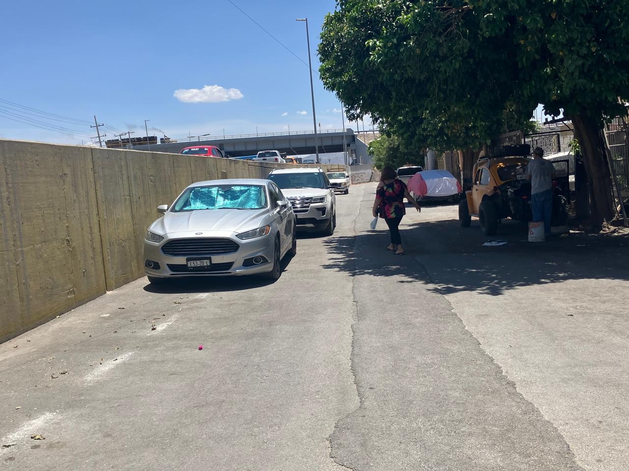 Moradores de Villa Florida temem danos causados ​​pelo alargamento da rodovia.