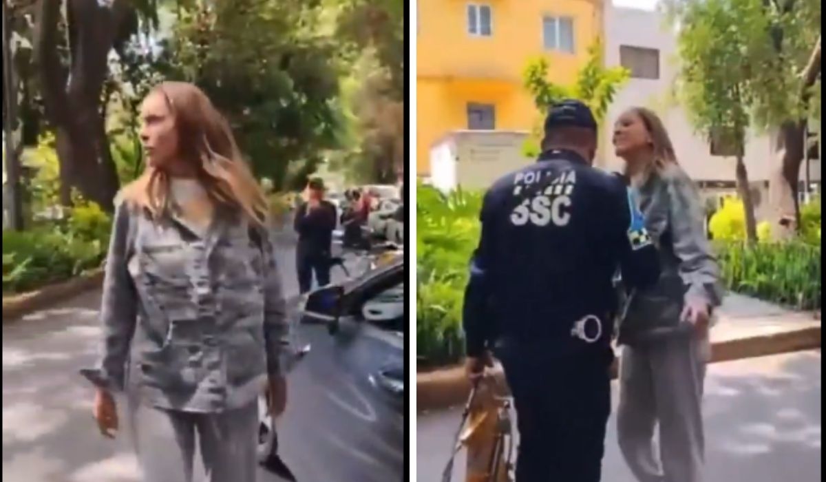 Who is the woman who insulted a Mexico City police officer?