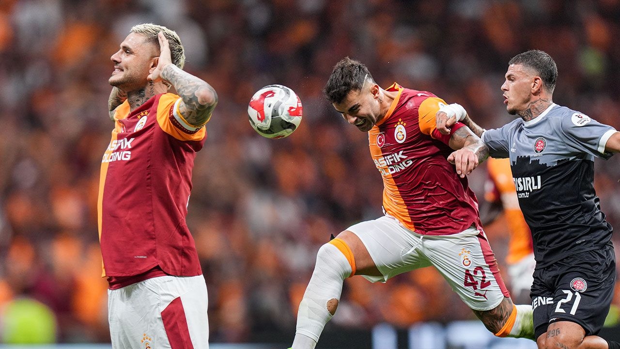 Galatasaray 3 attı, 3 aldı! Icardi golle döndü