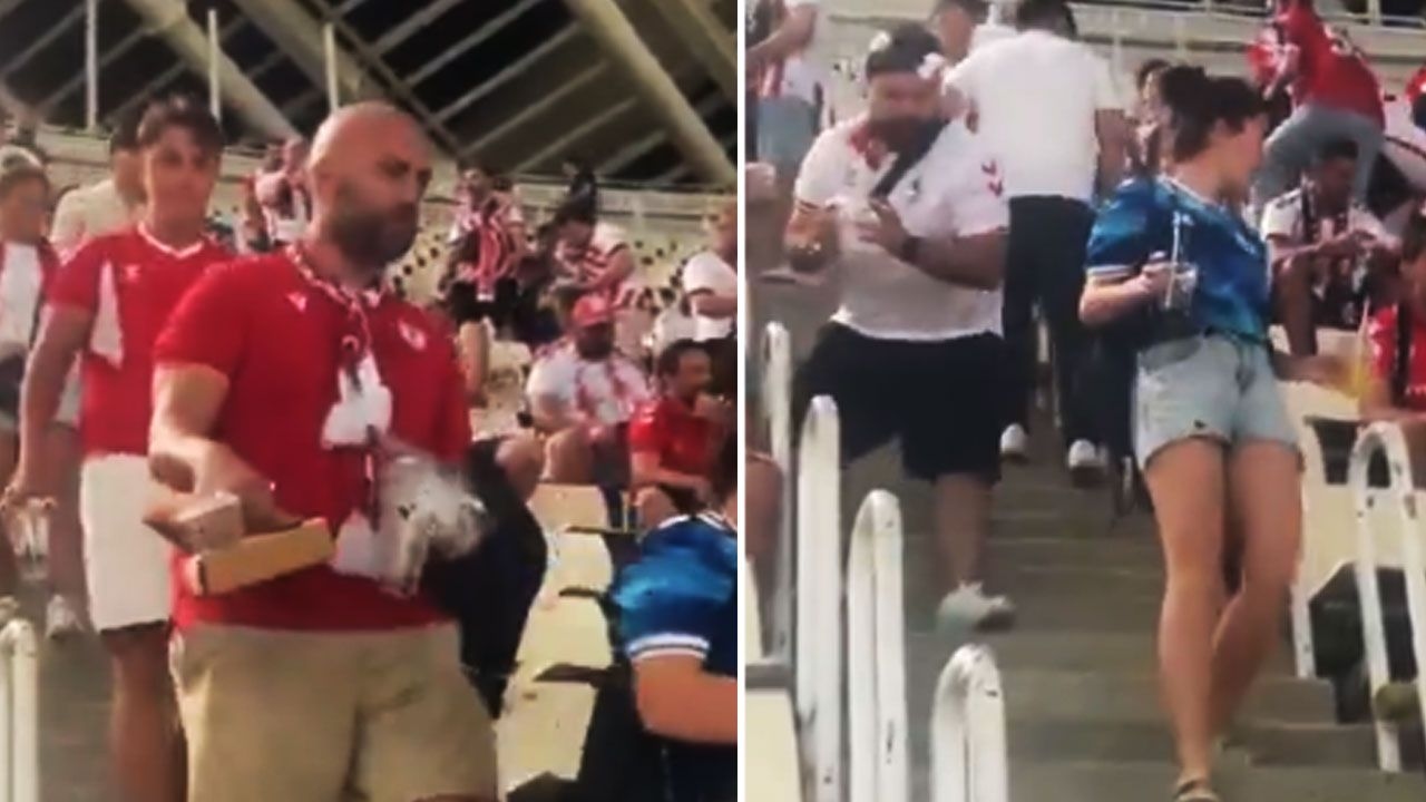 Exemplary behavior from Samsun fans! They received praise from the Greeks