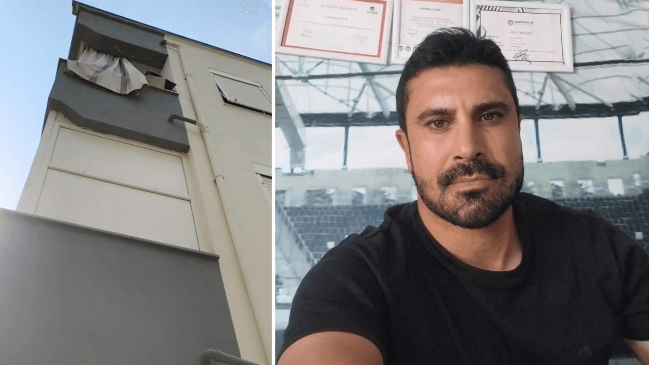 ¡Muerte trágica en Antalya! Olvidó las llaves en casa y se cayó del tejado al intentar entrar al balcón.