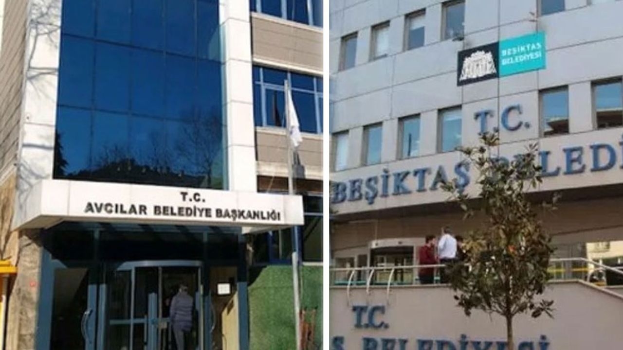 Arrest request for 2 people in operation at Avcılar and Beşiktaş Municipalities