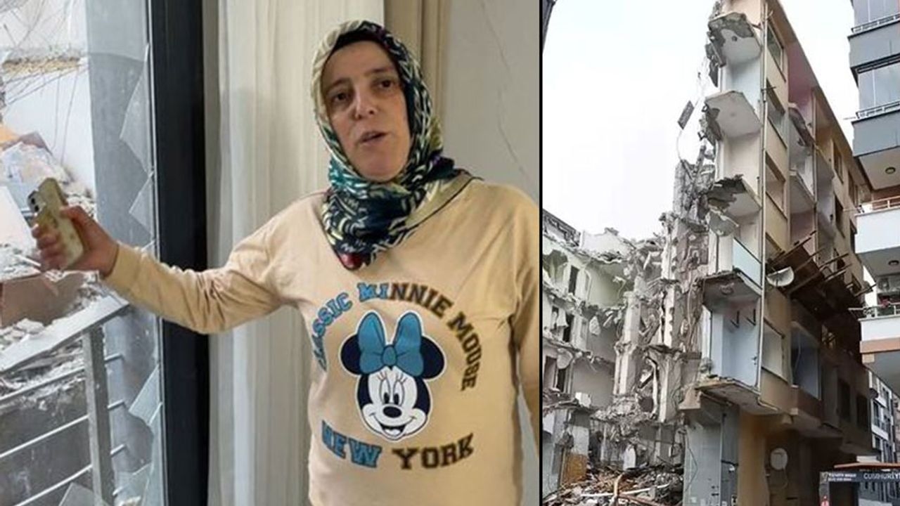 Yıkım sırasında hayatının şokunu yaşadı