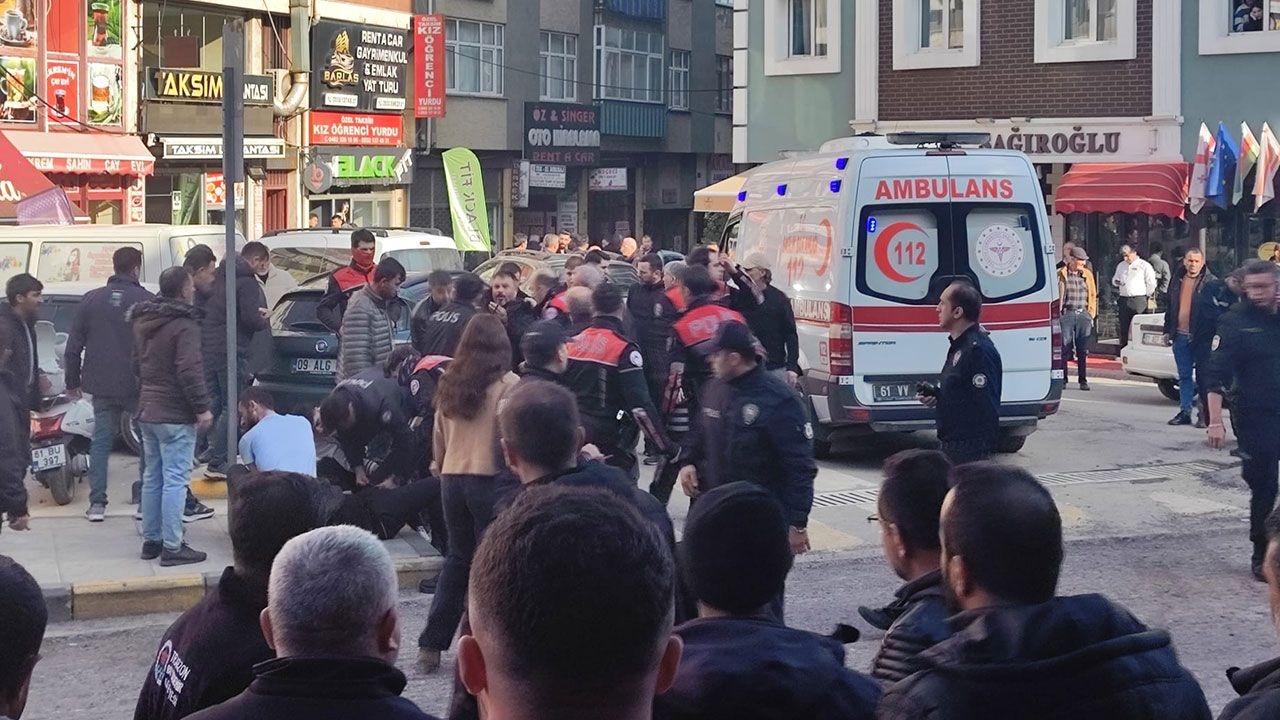 Trabzon'da bıçaklı kavgada 1'i ağır 8 kişi yaralandı