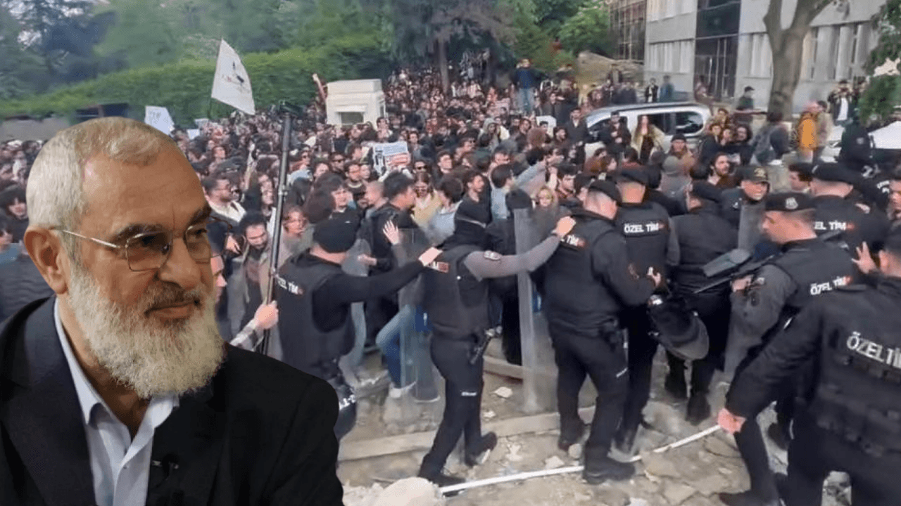 Libertação de 5 alunos de Boğaziçi que não deixaram Nurettin Yıldız falar!