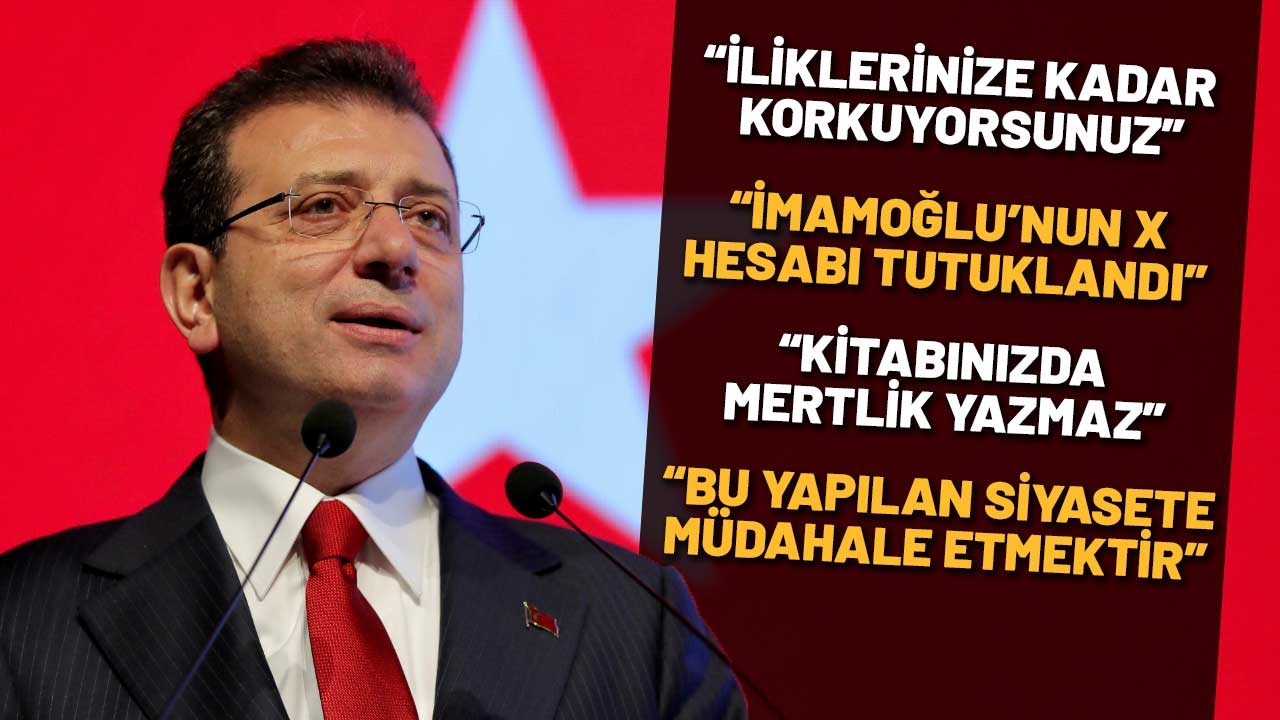 Les réactions affluent suite à l'interdiction d'accès à İmamoğlu !