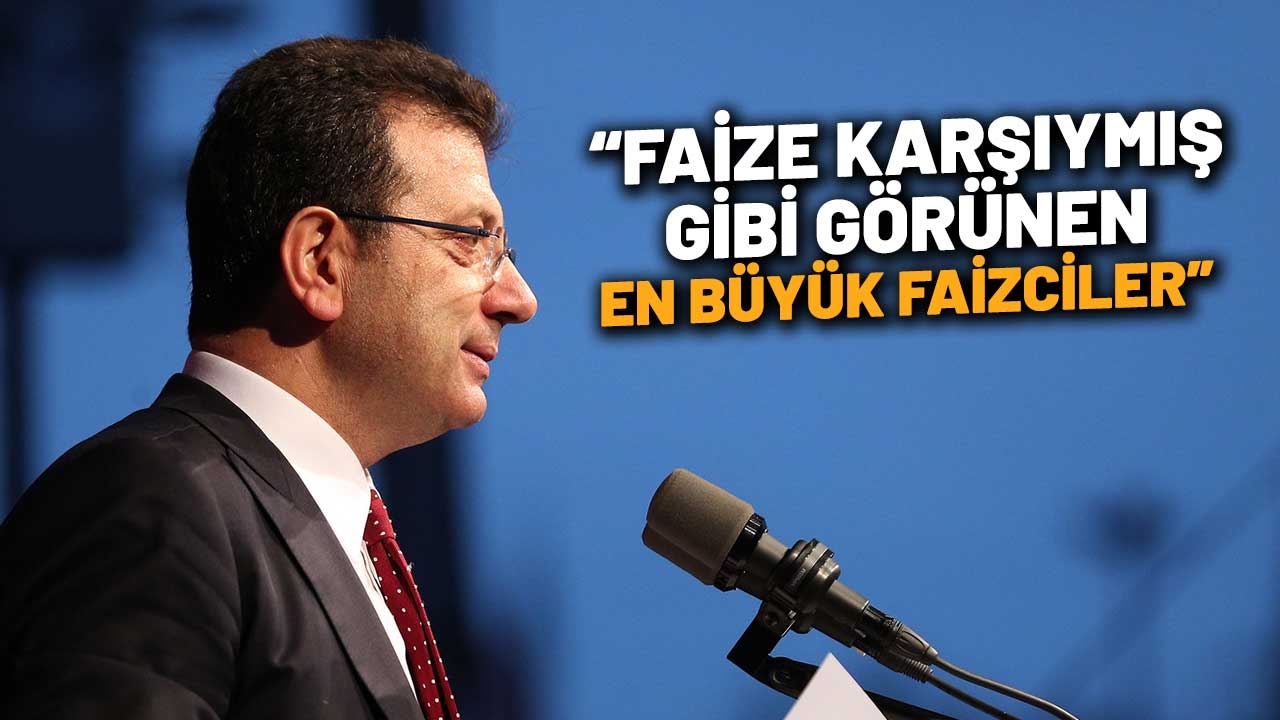 İmamoğlu's very harsh 'interest' reaction to AKP! 'You spent the workers like loose change'