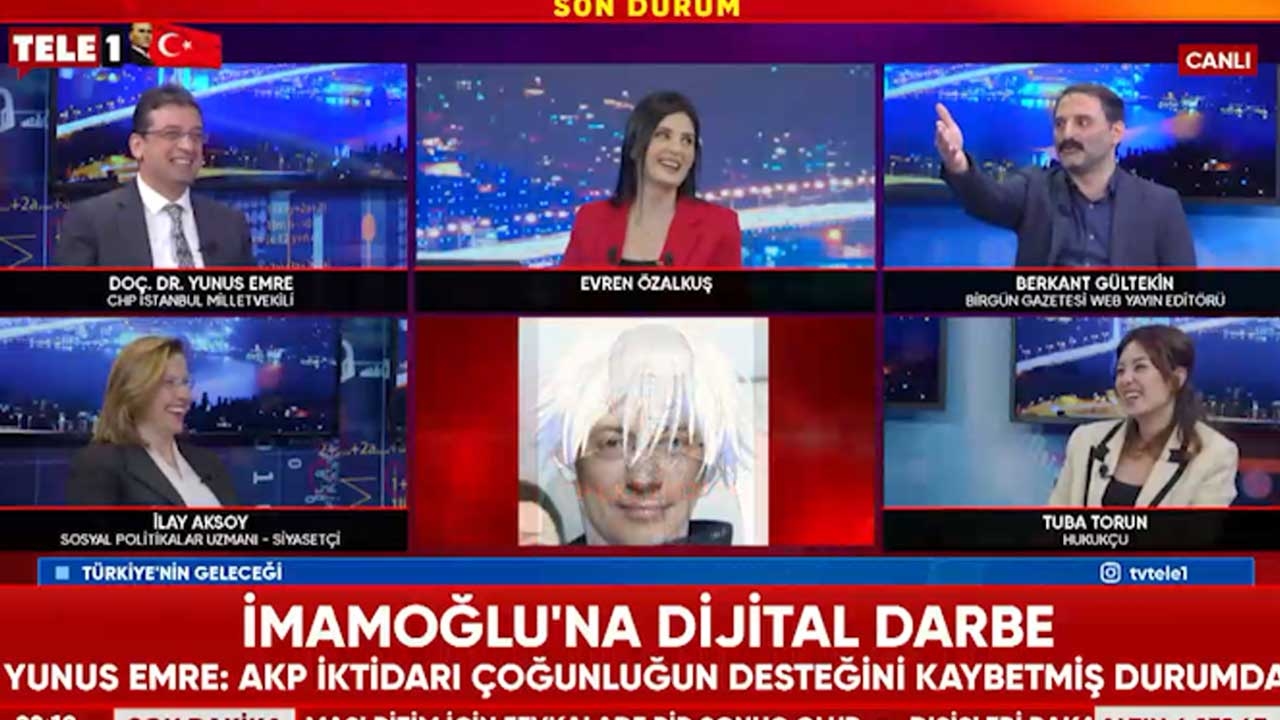 De gelijkenis van Yunus Emre van CHP met İmamoğlu zorgde ervoor dat de studio in lachen uitbarstte