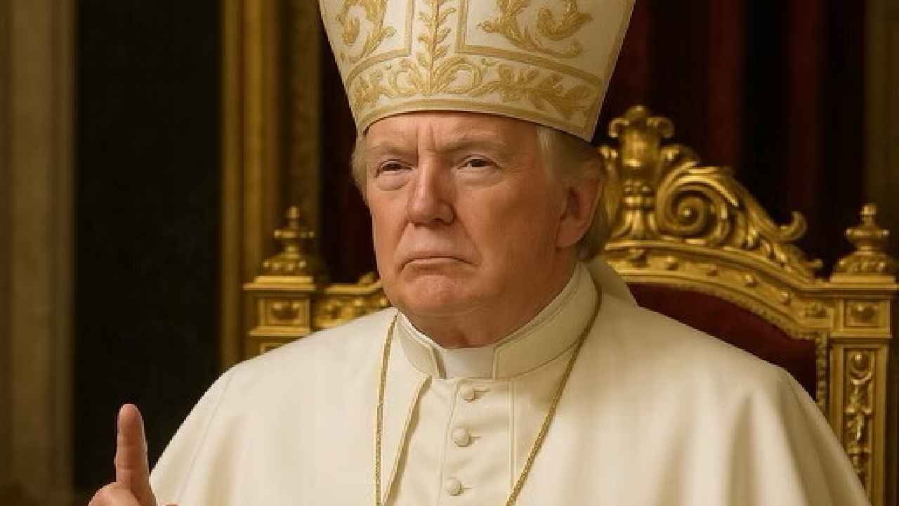 Ein anderer Schritt als Trump, der sagte: „Ich möchte Papst werden“