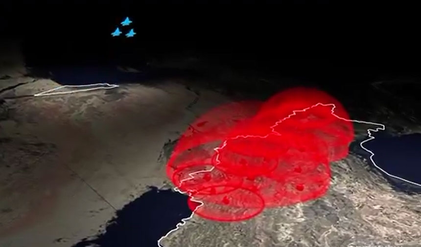 Israël partage les zones touchées en Iran