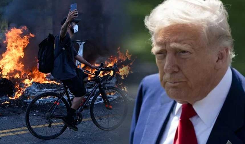 США превратились в зону военных действий! Дональд Трамп почти пригрозил