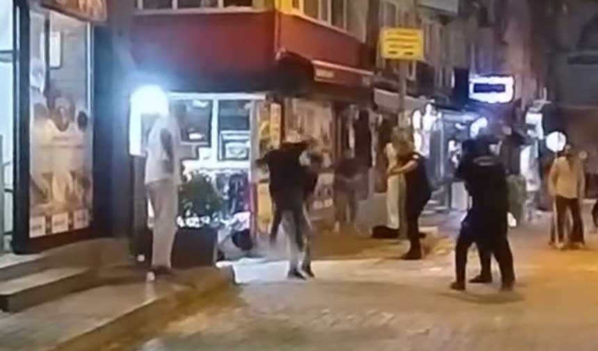 ¡Noche memorable en Bursa! La policía disparó a una persona en el pie.