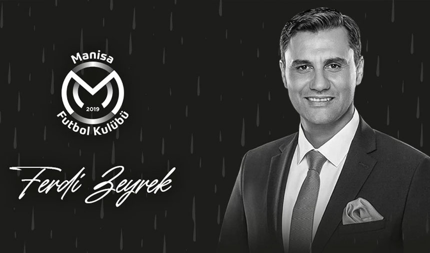 A special jersey from Manisa FK in memory of Ferdi Zeyrek
