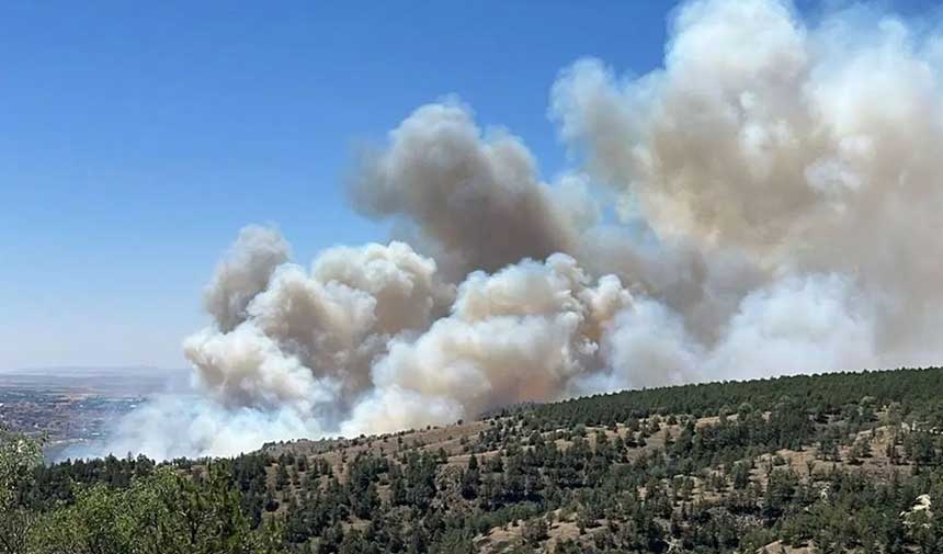Jetzt gibt es einen Waldbrand in Ankara