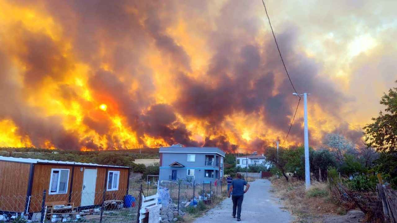 Feuer breitet sich in Tekirdağ aus! Drei Stadtteile evakuiert