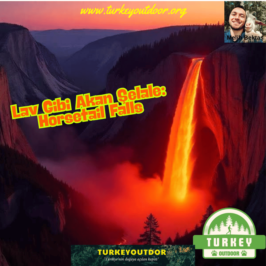 Cachoeira que flui como lava: Horsetail Falls